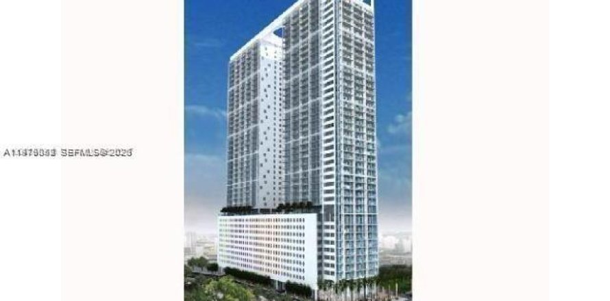 Кондоминиум с 1 спальней в Майами, Флорида № 2044726