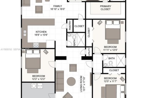 Villa ou maison à vendre à Miami, Floride: 4 chambres, 213.3 m2 № 2019973 - photo 3