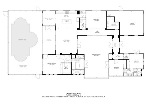 House in Bradenton, Florida 3 bedrooms, 270.62 sq.m. № 1826571 - photo 1