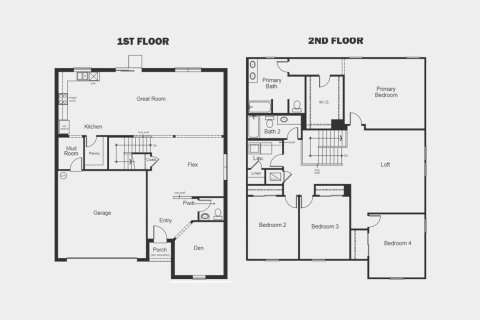 Townhouse floor plan «280SQM», 4 bedrooms in DEER RUN