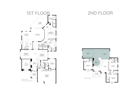 Townhouse floor plan «436SQM CALLAHAN CONTEMPORARY», 5 bedrooms in ROYAL PALM POLO