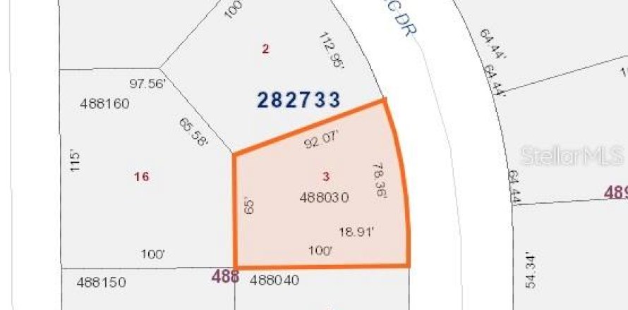 Land in Poinciana, Florida № 2160033