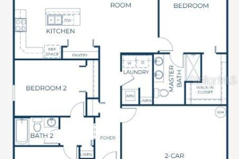 House in Poinciana, Florida 3 bedrooms, 134.06 sq.m. № 2156752 - photo 3