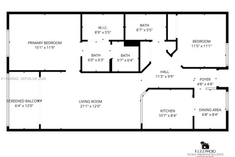 Copropriété à vendre à Tamarac, Floride: 2 chambres, 112.88 m2 № 2001156 - photo 4