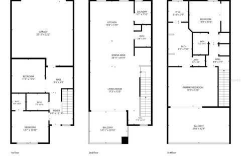 Adosado en venta en Orlando, Florida, 3 dormitorios, 202.16 m2 № 2205494 - foto 29