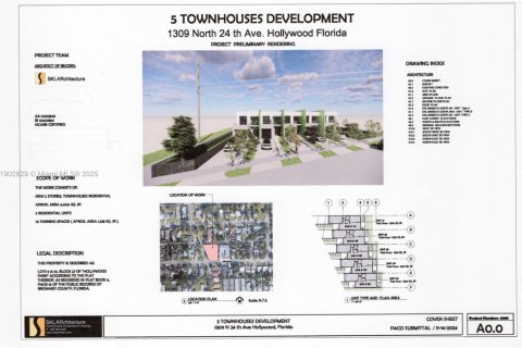 Immobilier commercial à Hollywood, Floride 149.94 m2 № 2062468