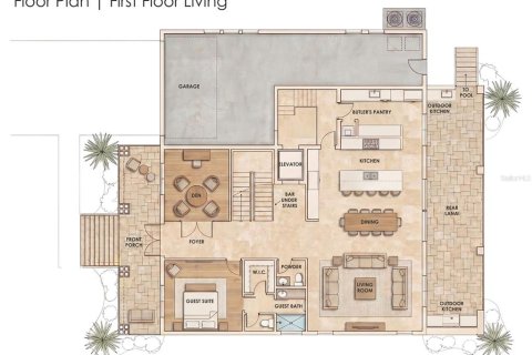 House in Tampa, Florida 6 bedrooms, 471.39 sq.m. № 2216619 - photo 3