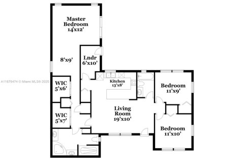 Снять в аренду виллу или дом в Холливуд, Флорида 3 спальни, 121.98м2, № 1928631 - фото 16