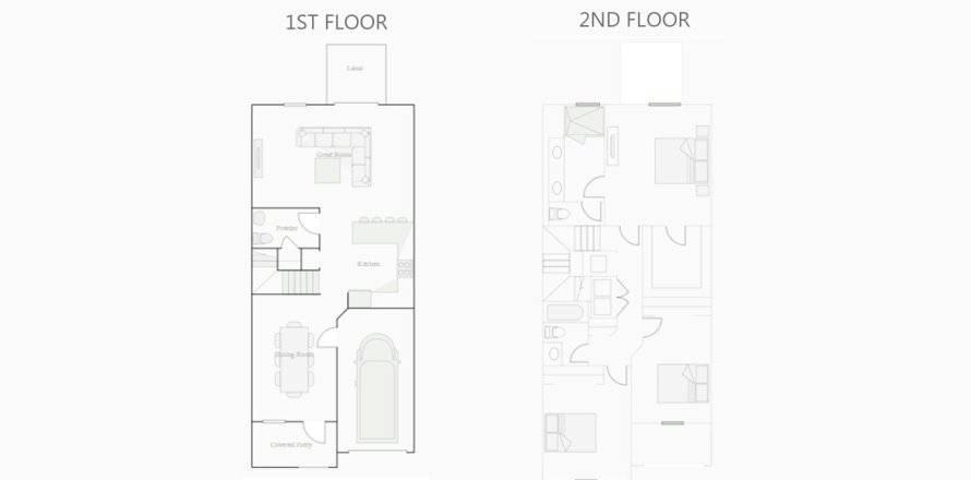 Townhouse floor plan «167SQM PAMPAS», 3 bedrooms in LAKE WILSON RESERVE