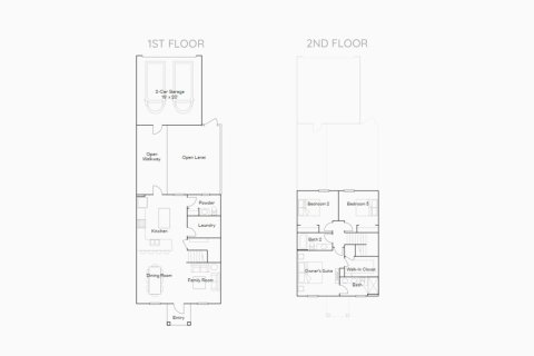 Townhouse floor plan «150SQM WILSHIRE», 3 bedrooms in TOHOQUA