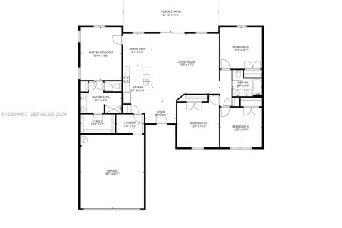 House in Sebring, Florida 4 bedrooms, 164.72 sq.m. № 2068691 - photo 3