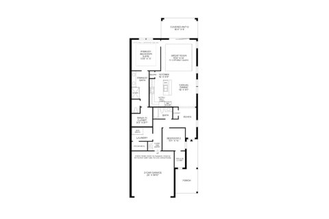 Планировка таунхауса «142SQM» 2 спальни в ЖК SOLSTICE AT WELLEN PARK