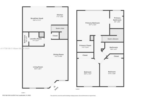 Adosado en venta en Sunrise, Florida, 3 dormitorios, 162.58 m2 № 1488158 - foto 29