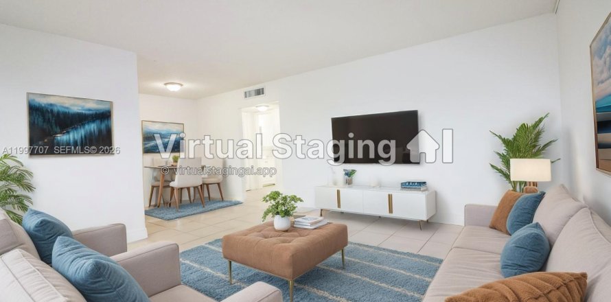 Квартира в Халландейл-Бич, Флорида 1 спальня, 60.39м2 № 2059373