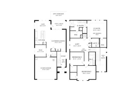 House floor plan «206SQM», 3 bedrooms in OAK TREE