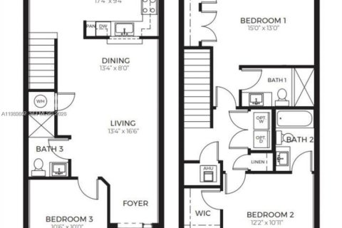 Adosado en venta en Florida City, Florida, 3 dormitorios, 118.17 m2 № 2047111 - foto 13