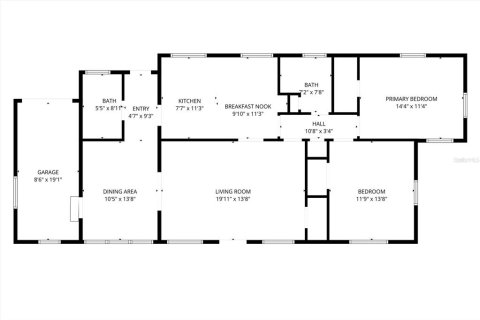 House in Arcadia, Florida 2 bedrooms, 138.61 sq.m. № 2235334 - photo 3