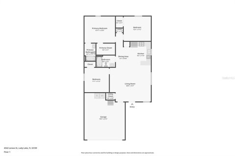 House in Lady Lake, Florida 3 bedrooms, 115.2 sq.m. № 2205993 - photo 5