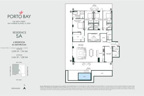 Condominio en venta en Bay Harbor Islands, Florida, 4 dormitorios, 314.94 m2 № 1956352 - foto 3