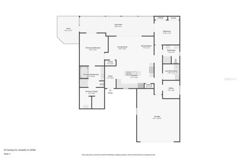 Villa ou maison à vendre à Umatilla, Floride: 2 chambres, 142.88 m2 № 2338858 - photo 2
