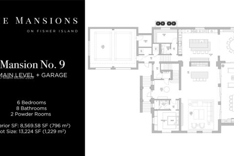 Casa en venta en Fisher Island, Florida, 6 dormitorios, 796.08 m2 № 2027734 - foto 22