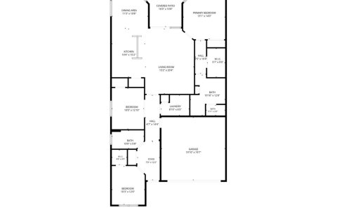 Купить виллу или дом в Виро-Бич, Флорида 8 комнат, 157.28м2, № 2154641 - фото 3