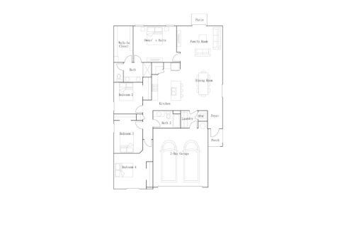 House floor plan «House», 4 bedrooms in Verano - The Estates
