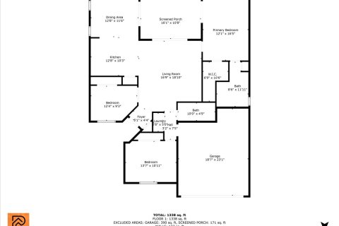 House in Rotonda, Florida 3 bedrooms, 138.15 sq.m. № 1804980 - photo 1