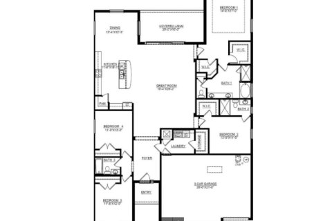 House floor plan «House», 4 bedrooms in Star Farms at Lakewood Ranch - Emerald