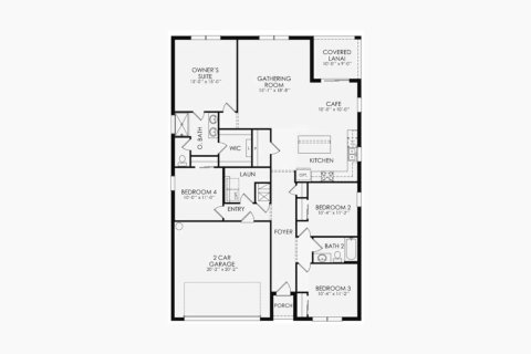 Планировка виллы или дома «171SQM» 4 спальни в ЖК ESTATES OF LAKE FLORENCE