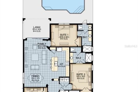 House in Davenport, Florida 4 bedrooms, 179.95 sq.m. № 1852703 - photo 4