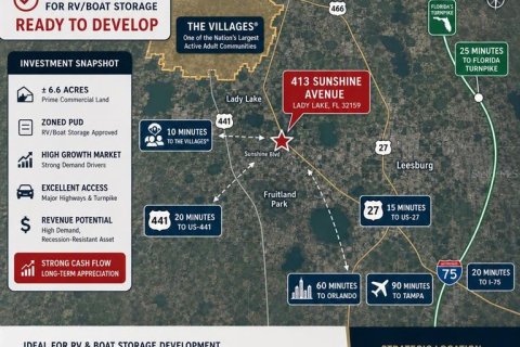 Immobilier commercial à vendre à Lady Lake, Floride: 113.81 m2 № 2408546 - photo 6
