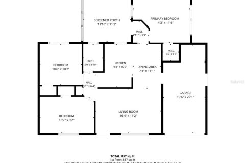 House in Port Richey, Florida 3 bedrooms, 84.73 sq.m. № 2232171 - photo 21