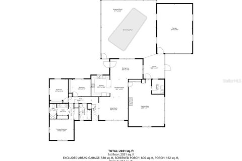 Villa ou maison à vendre à Belleview, Floride: 3 chambres, 232.26 m2 № 2232648 - photo 4
