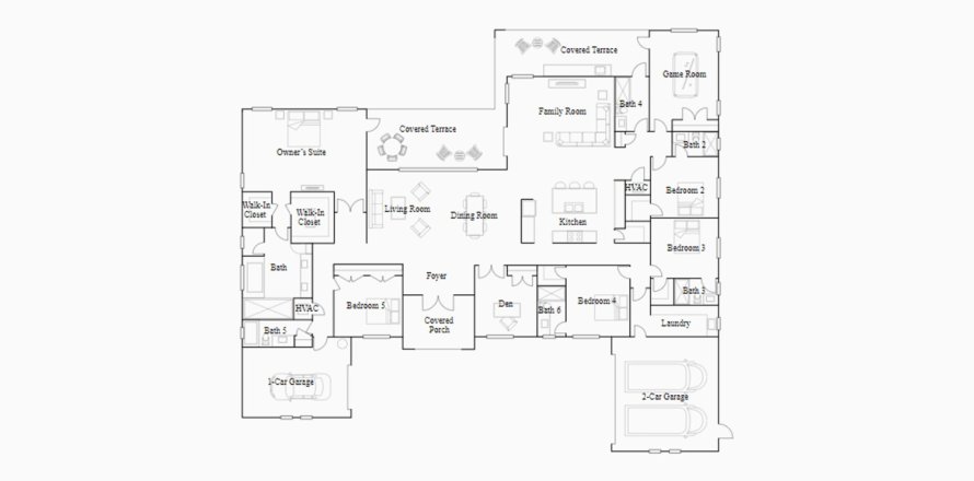 Таунхаус в SIERRA RANCHES в Дейви, Флорида 5 спален, 399м2 № 32550