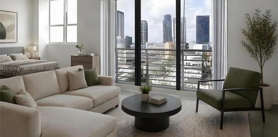 Condominio en Miami, Florida, 1 dormitorio  № 2407519