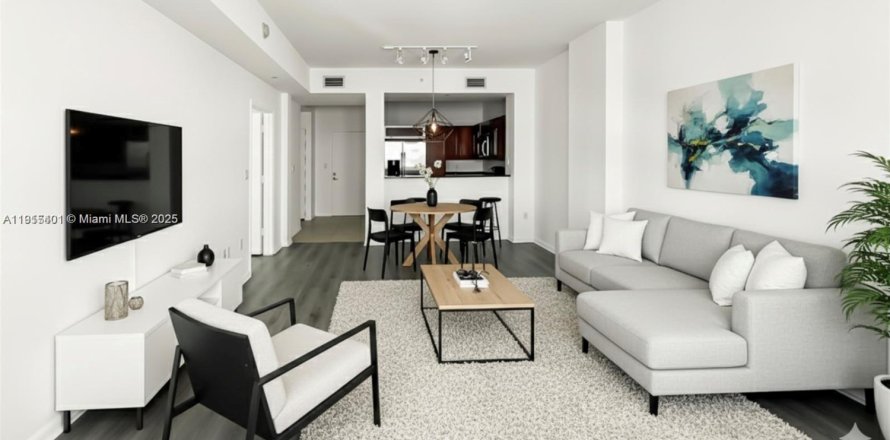 Кондоминиум с 1 спальней в Майами, Флорида № 1970997