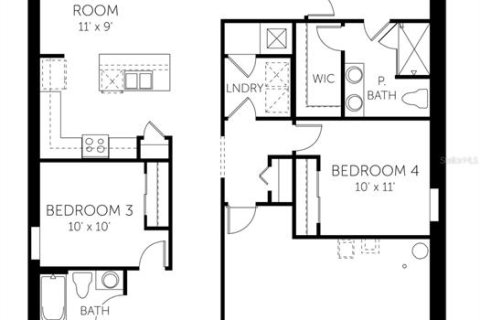 House in Okahumpka, Florida 4 bedrooms, 150.97 sq.m. № 2236379 - photo 20