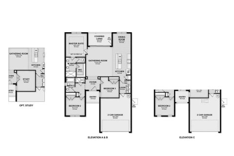 Townhouse floor plan «142SQM AUGUSTINE», 3 bedrooms in SUMMERBROOKE