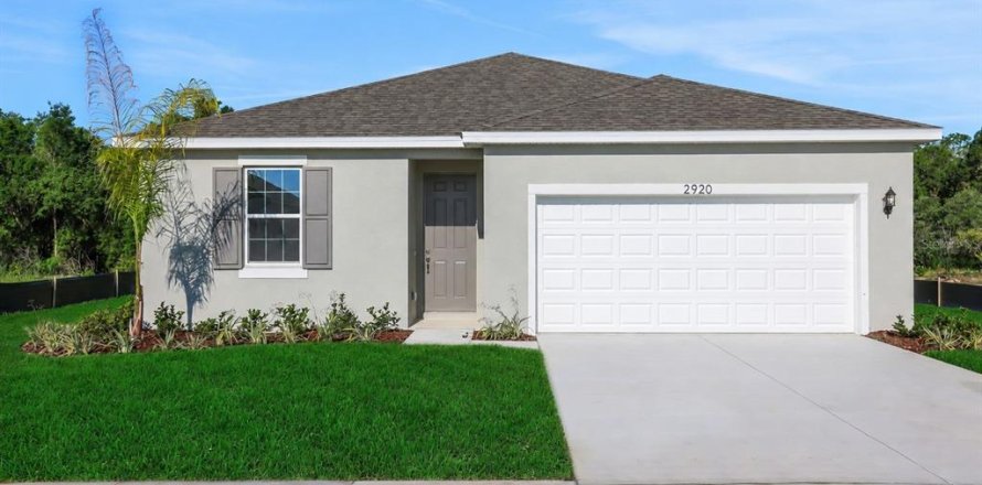 House in Tavares, Florida 4 bedrooms, 148.46 sq.m. № 2152398