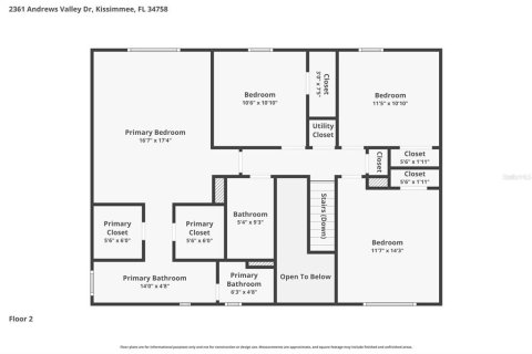 Villa ou maison à vendre à Kissimmee, Floride: 5 chambres, 238.39 m2 № 2275776 - photo 22