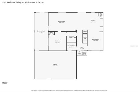 Villa ou maison à vendre à Kissimmee, Floride: 5 chambres, 238.39 m2 № 2275776 - photo 21