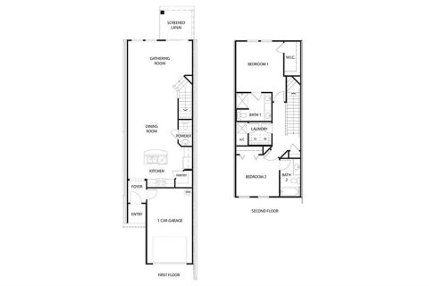 Townhouse in Saint Augustine, Florida 2 bedrooms, 133.97 sq.m. № 1908575 - photo 3