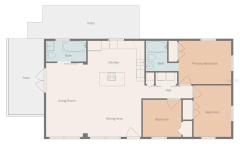 House in Tampa, Florida 3 bedrooms, 109.16 sq.m. № 2209485 - photo 30