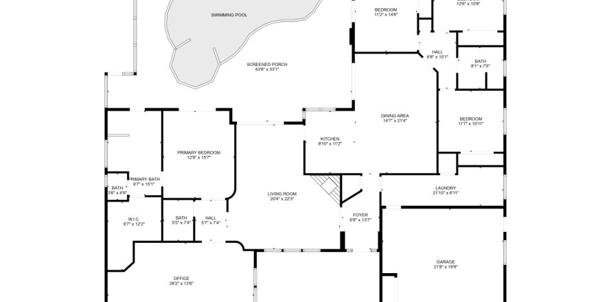 House in Saint Petersburg, Florida 4 bedrooms, 252.23 sq.m. № 1869152