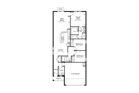 Casa en venta en Lake Hamilton, Florida, 3 dormitorios, 137.77 m2 № 1690046 - foto 1