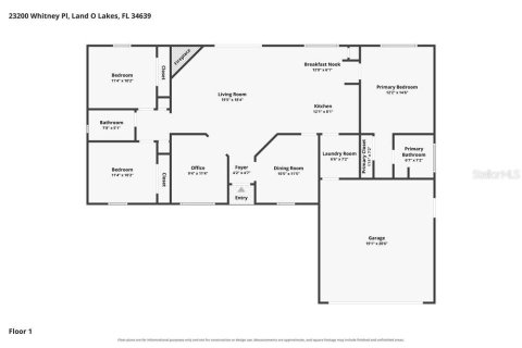 Villa ou maison à louer à Land O' Lakes, Floride: 3 chambres, 136.57 m2 № 2420545 - photo 2
