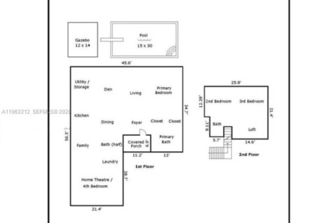 Villa ou maison à vendre à Miami, Floride: 4 chambres, 184.69 m2 № 2025172 - photo 2