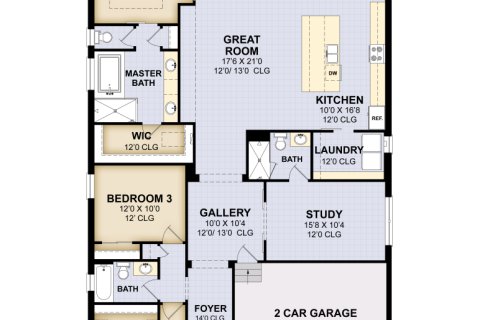 Купить виллу или дом в Аполло-Бич, Флорида 7 комнат, 196.49м2, № 1219831 - фото 30