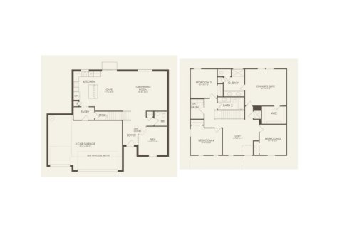 House floor plan «Thompson», 4 rooms in Lake Alfred Pines